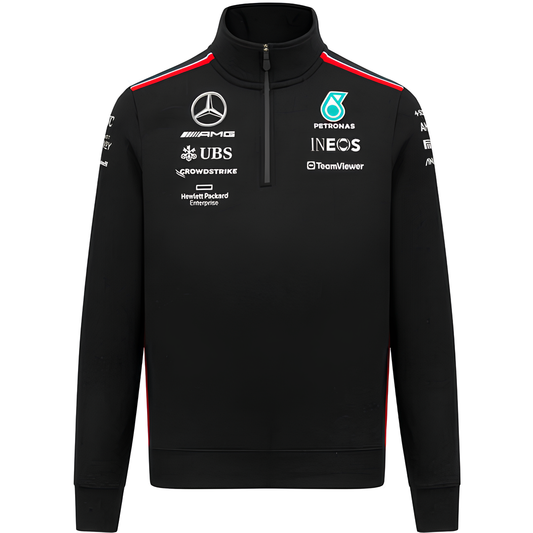 Moletom com zíper 1/4 Mercedes-AMG Petronas F1 2024
