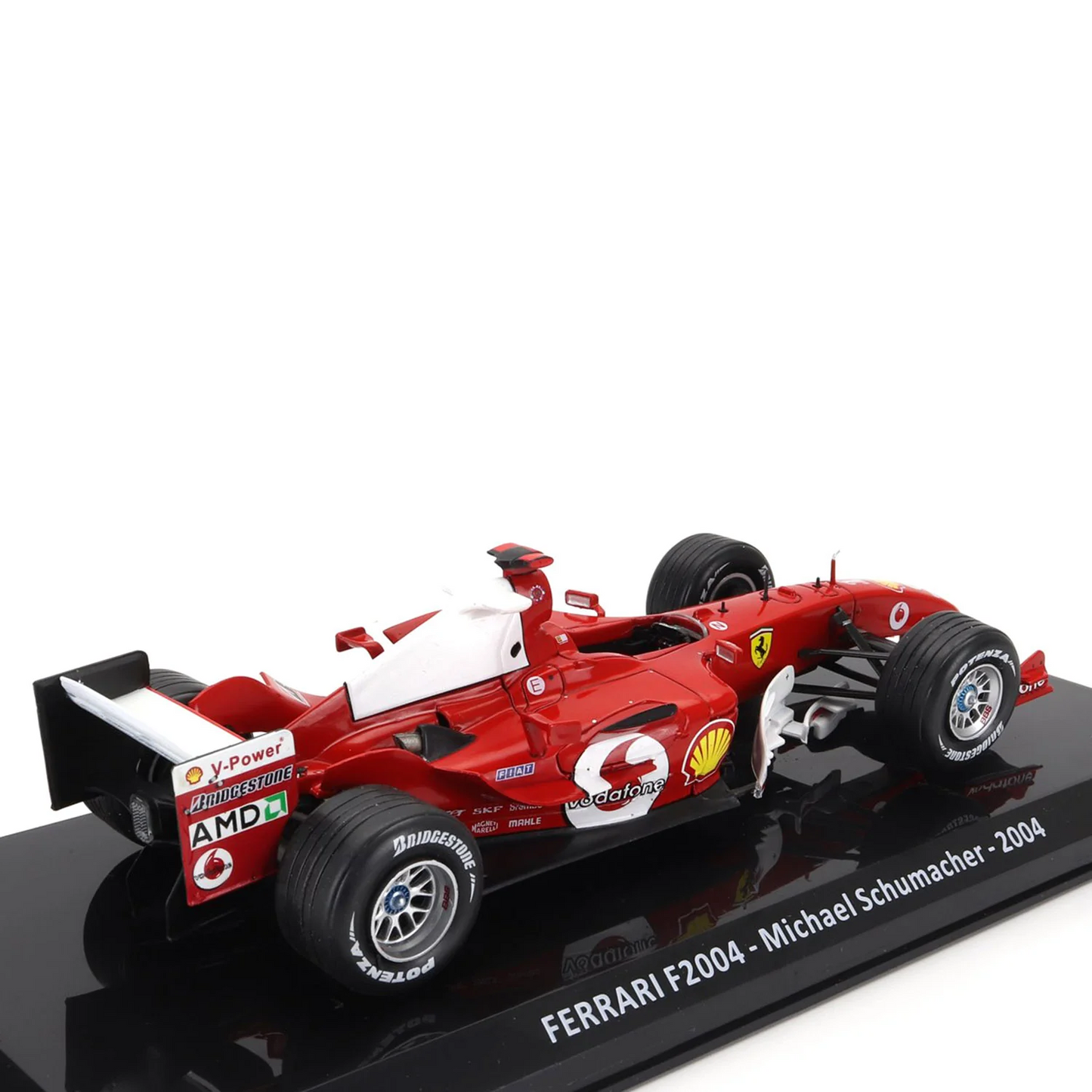 F2004 #1 Micheal Schumacher 2004 Campeão Mundial de Carro Modelo 1:43